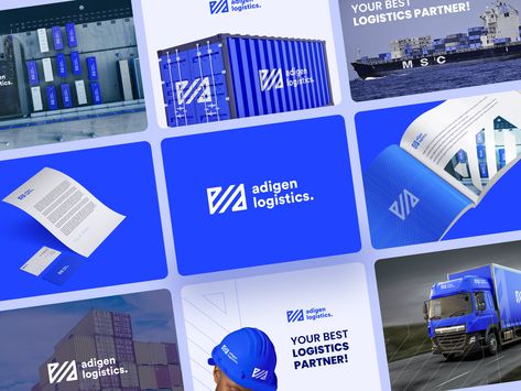 Adigen Logistics Branding by Ofspace on Dribbble Global Logo Design, Logistics Design Creative, Company Branding Design, Transportation Logo, Logistics Design, Global Logo, Logistics Logo, Geometric Line Art, Agency Logo