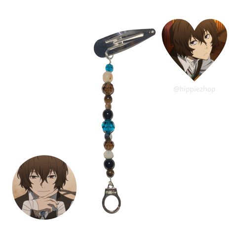 dazai bungo stray dogs
hair clips aesthetic 
hippiezhop Homemade Bracelets, Bungou Stray Dogs Characters, Kandi Bracelets, Anime Crafts, Dog Crafts, Beads Bracelet Design, Dog Boarding, Stray Dogs Anime, Beaded Accessories