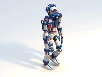 3d Robot Walk by Andrey Gorshkov 3d Robot, Humanoid Robot, Animation Design, Illustrations And Posters, Walking By, 3d Animation, Global Community, Cycling, Motion