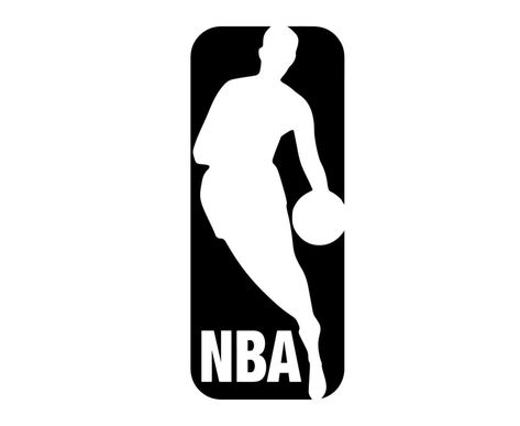 NBA Logo Symbol White And Black Design America basketball Vector American Countries basketball Teams Illustration Nba Logo Black And White, Nba Logo Png, Nba Logo Design, Basketball Symbol, Logo Basket, Basketball Vector, Sk Logo, Basketball Shirt Designs, Wilson Basketball