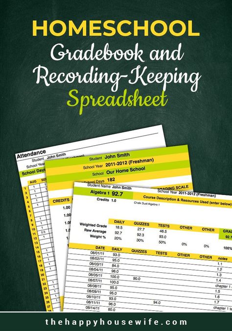 Homeschool Grade Book, Gradebook Template, Grade Book Printable, Homeschool Subjects, Grade Book Template, Teacher Grade Book, Homeschool Transcripts, Free Homeschool Resources, Free Homeschool Printables