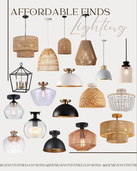 Shine a light on budget-friendly DIY home upgrades 💡✨ Illuminate your space without breaking the bank. . . . Canadian tire lighting, Home Depot lighting, Lowe’s lighting, affordable lighting, budget friendly lighting , DIY lighting, pendant lights, flushmount lights, semi-flushmount lights Follow my shop @Designwiththedawsons on the @shop.LTK app to shop this post and get my exclusive app-only content! #liketkit #LTKfindsunder100 #LTKhome #LTKsalealert @shop.ltk https://liketk.it/4jTbQ Playroom Light Fixture, Farmhouse Bedroom Light Fixtures, Home Depot Lighting, Playroom Lighting, Kitchen Sink Lighting Ideas, Flushmount Lights, Boys Bedroom Light, Nursery Light Fixture, Lighting 2023