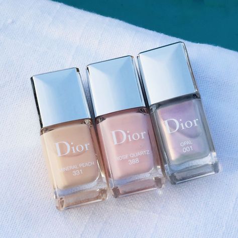 Beauty – Bay Area Fashionista Nail Paint Collection, Nail Polish Aesthetic, Opal Nail Polish, Nail Polish Spring, Peach Nail Polish, Dior Nail Polish, Dior 2022, Dior Nails, Nail Paint Shades