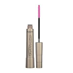 Loreal Telescopic Mascara, Loreal Telescopic, Pink Wand, Loreal Mascara, Make Eyelashes Longer, Telescopic Mascara, Full Eyelashes, Smudge Proof Eyeliner, Voluminous Mascara