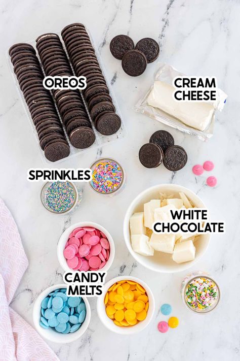 These Oreo Easter egg truffles are so cute and so yummy! Easter Egg Oreo Truffles, Easter Egg Truffles, Oreo Ball Easter Eggs, Oreo Easter Eggs, Easter Egg Oreo Balls, Easter Oreo Balls, Easter Truffles, Easter Desserts Ideas, Easter Oreo