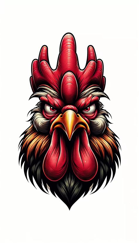 Rooster Vector, Tato Tradisional, Rooster Tattoo, Chicken Vector, Chicken Pictures, African Quilts, Tattoo Outline Drawing, Cartoon Character Tattoos, Youtube Banner Design