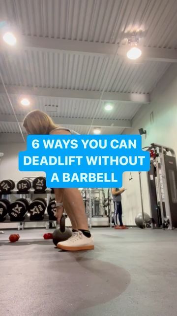 Susan Niebergall Online Coach on Instagram: "Want to deadlift but don’t have a barbell? - Here are 6 ways you can deadlift without using a barbell: - KB Deadlift - Important to keep your hips a tad higher than your knees or you will turn this into a squat Shoulders back and back nice and neutral - DB Deadlift - If you don’t have a KB, you can use a DB on it’s end - Romanian Deadlift - Send your hips back to the wall behind you Remember, it’s not about how low you go - it’s about how far back you Sumo Deadlift Form, How To Do Deadlifts, Suitcase Deadlift, B Stance Deadlift, Db Deadlift, Romanian Deadlift, Deadlift Variations, Barbell Deadlift, Fit Over 40