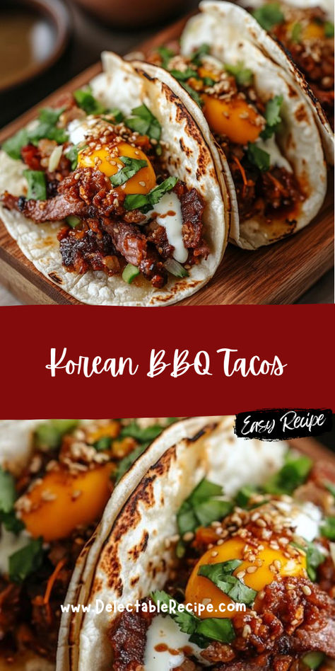 Korean Bbq Stir Fry, Korean Bbq Appetizer, Korean Bbq Pork Tacos, Healthy Korean Bbq, Korean Bbq Recipes, Korean Slaw, Korean Mexican Fusion, Korean Mexican, Korean Bbq Tacos