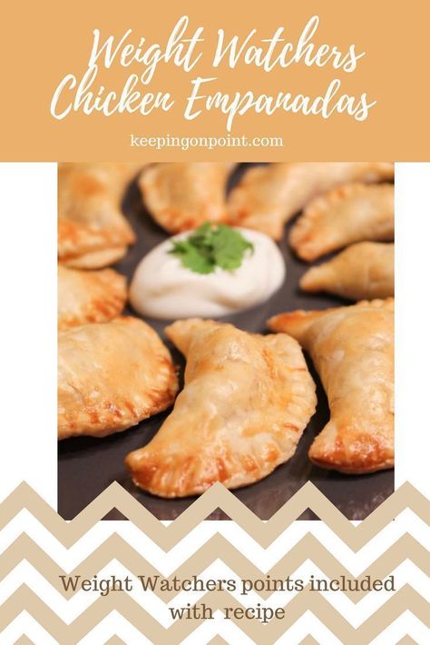 Chicken Empanadas - Weight Watchers Recipes - Freestyle. #weightwatchers #weightwatchersrecipes #weightwatchersfreestyle #empanadas #chickenempanadas #snack #chicken #lunch Chicken Empanadas, Weight Watchers Meal Plans, Weight Watchers Recipes Desserts, Weight Watchers Snacks, Weight Watchers Chicken, Weight Watchers Free, Weight Watchers Recipes, Weight Watcher Dinners, Weight Watchers Diet