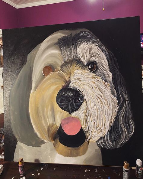 Dog Paintings Acrylic, Dog Sketching, Yorkie Painting, Puppy Painting, Dogs Painting, Dog Portraits Painting, Paint Your Pet, Frida Art, Animal Portraits Art