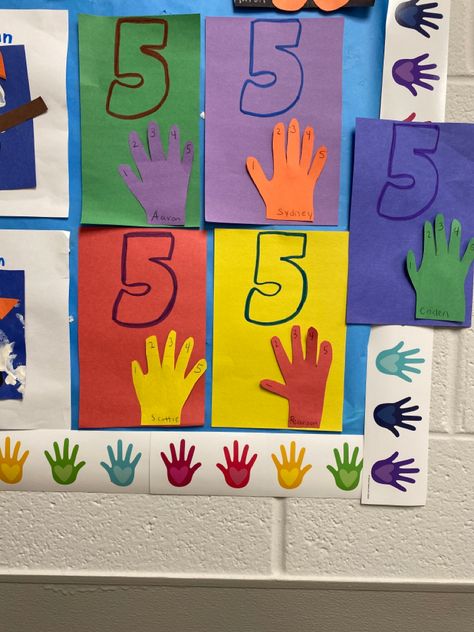 Number 5 Preschool Crafts, Number One Crafts For Toddlers, Number 5 Activities For Toddlers, Number 5 Crafts For Toddlers, Number 5 Preschool Activities, Number 5 Crafts For Preschoolers, Number 3 Crafts For Toddlers, Number 5 Activities, Number 5 Activity