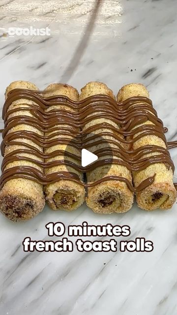 Rolled Sandwiches, French Toast Roll Ups, Cookist Wow, Recipes Easy Quick, Sandwich Bread, Roll Ups, Recipe Ingredients, Slice Of Bread, One At A Time