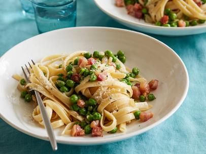 Pasta, Pancetta and Peas Recipe | Sunny Anderson | Food Network Pancetta And Peas, Pasta And Peas, Fresh Pasta Recipes, Sunny Anderson, Peas Recipe, Best Pasta Recipes, Pea Recipes, Fresh Pasta, Make It Easy