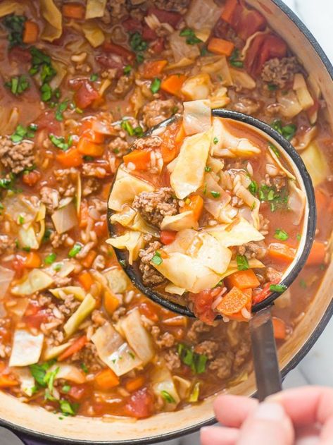 Instant Pot Cabbage Soup, Instant Pot Cabbage, Unstuffed Cabbage Soup, How To Cook Orzo, Unstuffed Cabbage, Savory Meals, Hearty Dinner, Soup Season, Cabbage Soup