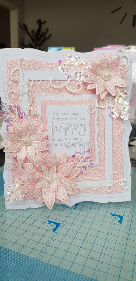 Cascading Cards, Cascading Card, Stamps By Chloe, Chloes Creative Cards, Shabby Chic Cards, Number 12, Birthday Card Design, Birthday Cards For Women, Elegant Cards