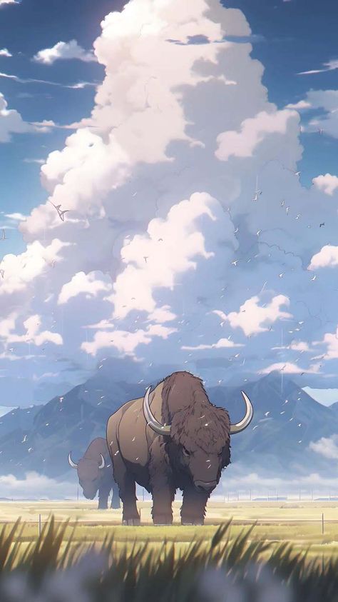 Bison And Clouds IPhone Wallpaper HD - IPhone Wallpapers : iPhone Wallpapers Clouds Iphone Wallpaper, Iphone Wallpapers Hd, Iphone Wallpaper Hd, Wallpapers Ipad, Wallpaper Earth, Ipad Wallpapers, Iphone Wallpaper Images, Scenic Art, Free Iphone Wallpaper