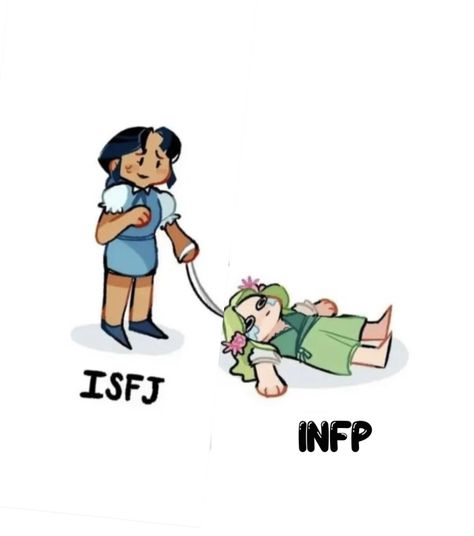 Isfj And Infp Friendship, Isfj X Infp, Isfj X Infj, Isfj Personality, Infp Personality Type, Mbti Relationships, Mbti Character, Infp Personality, Infj Personality Type