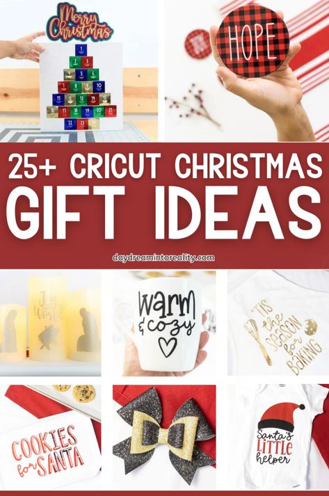 Explore 25+ easy Cricut projects that will transform your home into a festive wonderland this holiday season. From DIY ornaments to personalized stockings, get inspired with these simple ideas perfect for beginners and seasoned crafters alike. Use vinyl and cardstock to create stunning decorations that reflect your unique style. Whether you're decking the halls or hosting a holiday party, these projects are guaranteed to impress! Cricut Christmas Projects, Coworker Gift Ideas, Christmas Merry And Bright, Cricut Christmas Ideas, Christmas Gifts To Make, Custom Ornaments, Cricut Christmas, Personalized Stockings, Christmas Gift Decorations