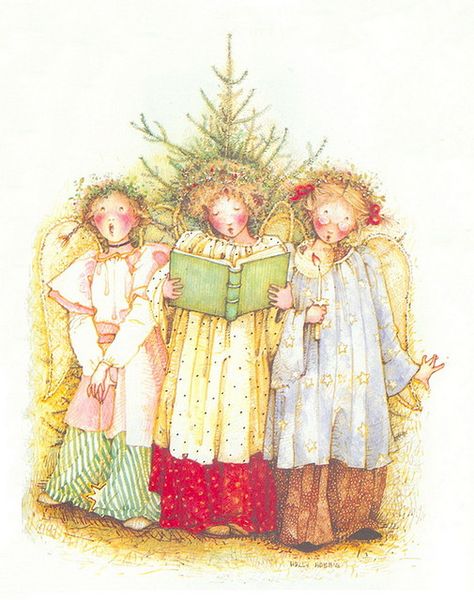 ch-24 by Country_doll, via Flickr Holly Hobbie Christmas, Holly Hobby, Postal Vintage, Sarah Kay, Rosy Cheeks, Holly Hobbie, Noel Christmas, Christmas Images, Vintage Cards