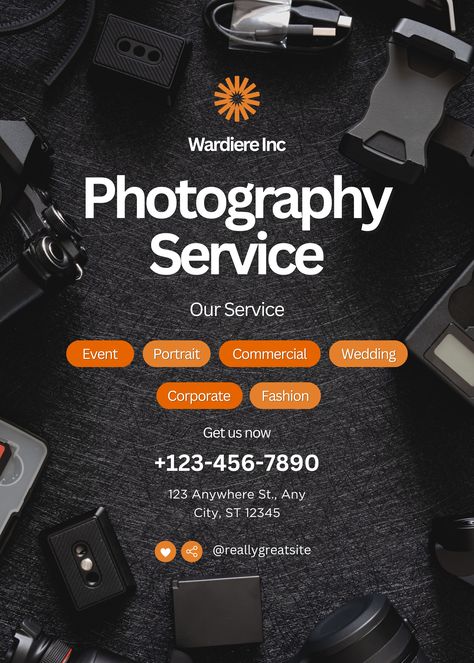 Hiring Photographer Poster, Photography Day Poster Design, Join Us Poster, Photography Services Poster, Video Editing Services Poster, Cctv Social Media Post, Service Poster, Poster Template Design, Preserving Memories