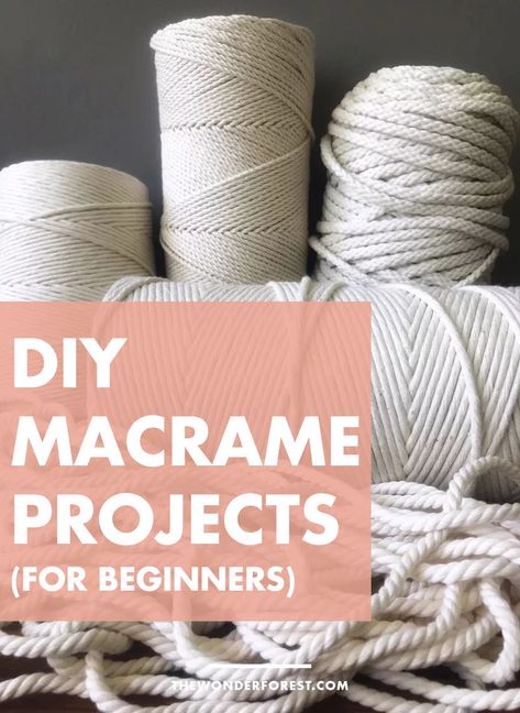 Diy Macrame Projects, Diy Macrame Wall Hanging, Tutorial Macramé, Sell Easy, Simple Macrame, Diy Projects Gifts, نباتات منزلية, Diy Macrame Plant Hanger, Macrame Wall Hanging Diy