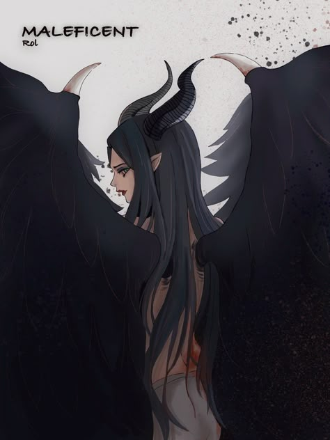 Maleficent Fanart Wings, Dark Fey Maleficent Oc, Maleficent X Diavel Fanart, Diaval Fanart, Maleficent Fanart, Maleficent Fairies, Maleficent Drawing, Maleficent Oc, Maleficent Art