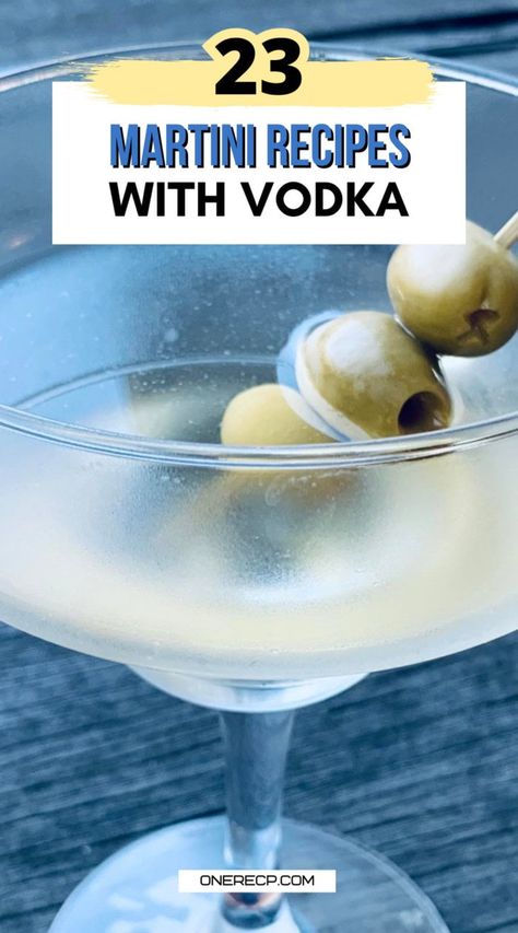 23 Enticing Martini Recipes with Vodka: Creative Ideas for Crafting Perfect Drinks | oneReCP.com Olive Brine For Martinis, Classic Martini Recipes Vodka, Vodka Martini Recipes Easy, Best Martini Recipe, Recipes With Vodka, Best Martini Recipes, Martini Recipes Easy, Martini Recipes Vodka, Olive Brine