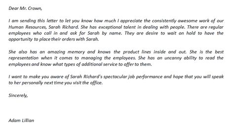 Letter of Appreciation to Boss about Employee and the example Letter Of Appreciation, Letter To Boss, Appreciation Letter, Good Boss, Feeling Appreciated, Employee Appreciation, Expressing Gratitude, The Boss, A Letter