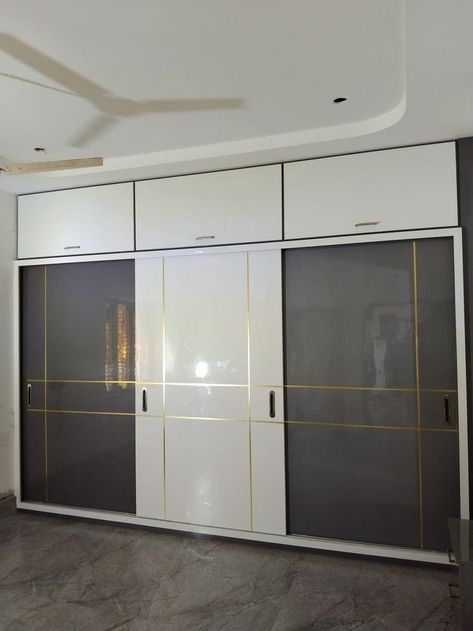 Bed Room Cup Board Colour Combination, Light Colour Wardrobe Design, Almera Design, Bedroom Headboard Decor, Latest Cupboard Designs, बेडरूम डिजाइन, Sliding Cupboard, Cupboard Colors, Sliding Door Wardrobe Designs