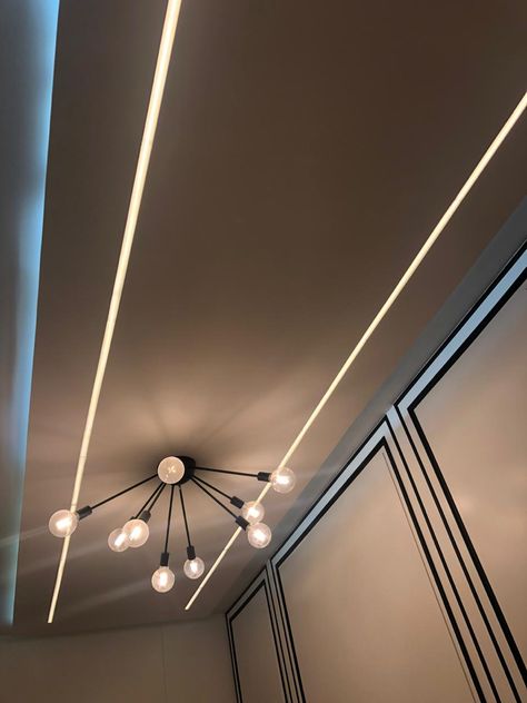 False Ceiling Passage Area, Ceiling Design For Passage, Foyer False Ceiling, Office Passage Design, Passage False Ceiling, Passage Ceiling Design, Passage Ceiling, Passage Interior, Land Mark