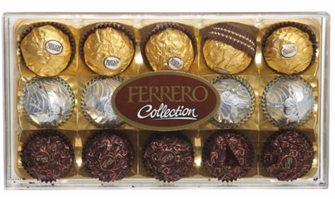 Ferrero's!!! Ferrero Rocher Chocolates, Fresh Groceries, Chocolate Gift Boxes, Chocolate Assortment, Ferrero Rocher, Christmas Gift Sets, Chocolate Hazelnut, Chocolate Gifts, Chocolate Truffles