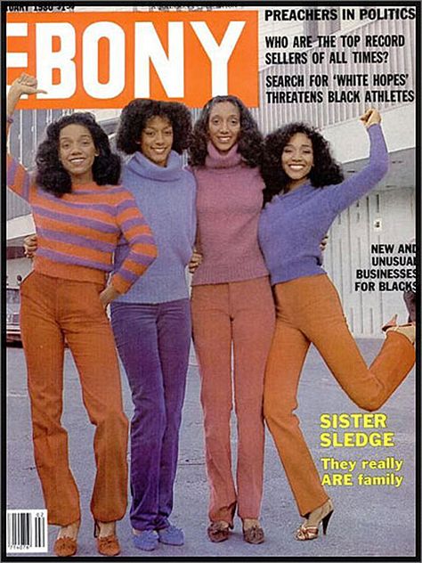 Ebony magazine, January 1980 — Sister Sledge Ebony Magazine Cover, Bird Magic, Sister Sledge, Jet Magazine, Hank Aaron, Ebony Magazine, Black Magazine, Kei Visual, Black Sisters