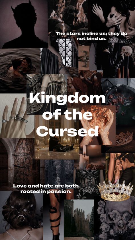 Kingdom of the cursed aesthetic #kotc #kingdomofthecursed #books Cursed Aesthetic, Kingdom Of The Cursed, Wicked Book Series, Wicked Book, Quill And Ink, Favorite Authors, Book Fandoms, Book Characters, Fantasy Books