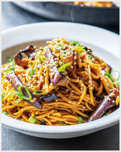 Soy Butter Aubergine Noodles - ALDI UK Aubergine Noodles, Soy Butter, Asian Noodle Recipes, Asian Noodle, Asian Noodles, Meatless Monday, Noodle Recipes, Fun Food, Vegan Dinners