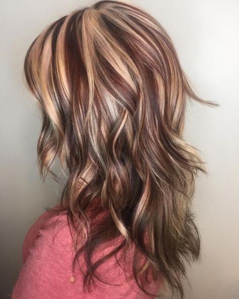 Calico Hair, Website Gallery, Web Ideas, Chunky Highlights, Hair Streaks, Dyed Hair Inspiration, Hair Color Shades, Gallery Website, Hair Color Purple