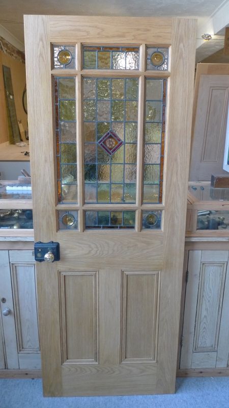 Victorian and Edwardian internal doors 1930s Internal Doors, 1910s House Interior, Stained Glass Interior, Victorian Internal Doors, Glass Internal Doors, Stained Glass Doors, Victorian Doors, Internal Glazed Doors, Pitch Pine