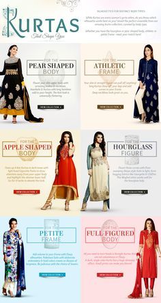 Pear Shaped Dresses, Dress Body Type, Pear Shaped Women, Rectangle Body Shape, Apple Body Shapes, Pear Body, Pear Body Shape, Clothing Guide, Kurta Style