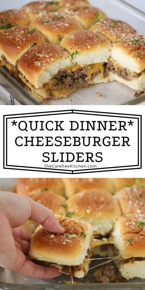 Quick And Easy Dinner Recipes With Hawaiian Rolls, Hawian Roll Cheeseburger Sliders, Burgers On Hawaiian Rolls, Hamburger Sliders Hawaiian Rolls Oven Baked, Sliders With Hamburger Meat, Bbq Cheeseburger Sliders, Mini Sliders Recipe Hawaiian Rolls Ground Beef, Baked Sliders Burgers, Ground Hamburger Sliders