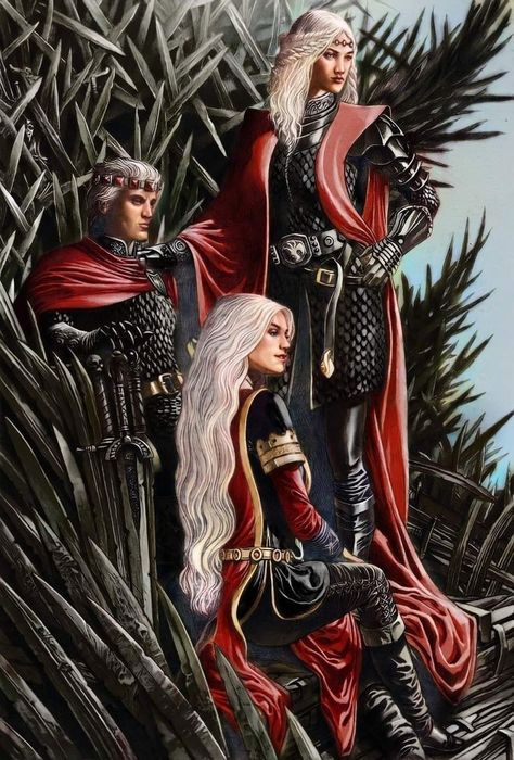 Visenya Targaryen, Game Of Thrones Books, Game Of Thrones Artwork, Daemon Targaryen, Game Of Thrones Dragons, Got Dragons, Targaryen Art, Song Of Ice And Fire, Asoiaf Art