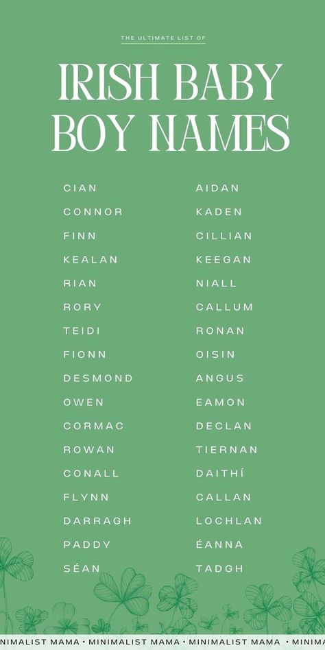 Love Irish baby boy names? *These* are the very best Celtic baby boy names for your little one - from totally unique Irish boy names, to more common Gaelic boy names - these strong baby names are totally timeless & perfect for baby boys in 2024! (Some kinda unexpected name inspiration!) Celtic Baby Boy Names, Celtic Boy Names, Gaelic Boy Names, Unique Irish Boy Names, Trendy Boy Names, Irish Baby Boy Names, Irish Boy Names, Irish Name, Strong Baby Names