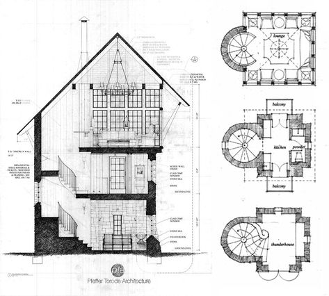 Entertainment Viewing Tower in the Tennessee Hills Gothic Art Deco, Viewing Tower, Houses Inside, Fire Tower, Observation Tower, Rendering Techniques, Lookout Tower, Wood Building, Tower House