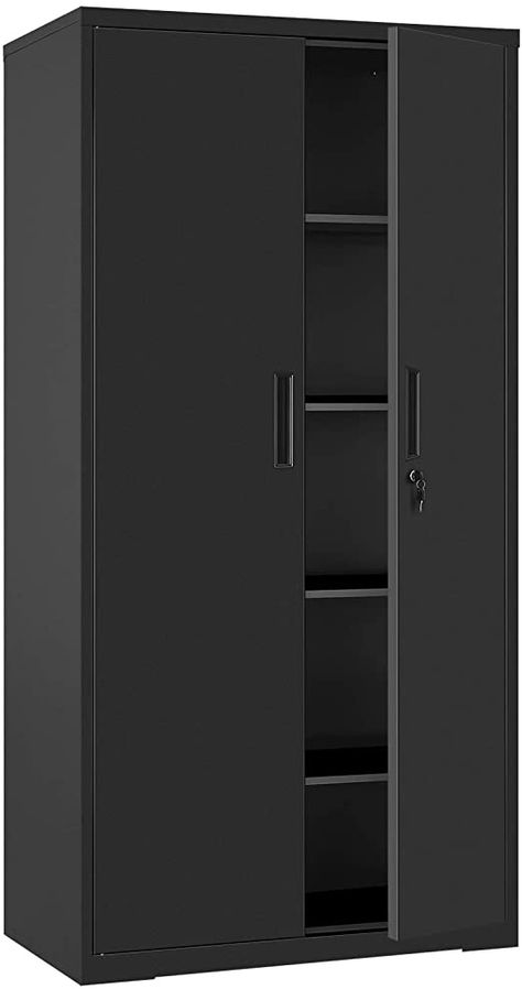 Master Closet Ideas, Wooden Wardrobe Designs, Office Cabinet Design, Wooden Cupboard Design, Shelves Office, Steel Wardrobe, Wooden Wardrobe Design, Bathroom Furniture Design, Steel Cupboard