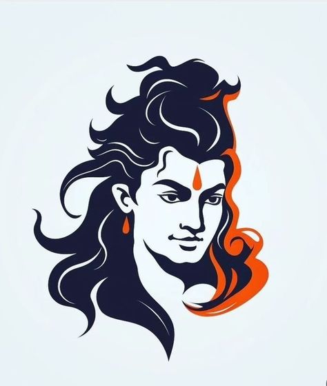 Mahadev Logo Png, Lord Shiva Clipart, Mahakal Sticker, Mahadev Logo Design, Shiv Illustration, Shiv Logo, Mahadev Sticker, Mahadev Logo, Ganesha Art Illustration