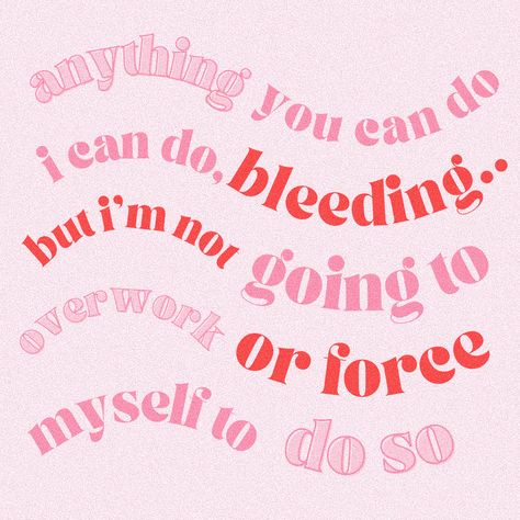 A reminder that REST on your period is essential! Do not feel guilty for needing to go slower during these days❤️ Period Products Aesthetic, Period Affirmations, Period Empowerment, Period Positivity, Period Facts, Period Aesthetic, Period Power, Menstrual Calendar, Period Quotes