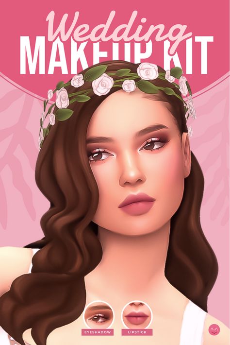 Wedding Makeup Kit | TwistedCat on Patreon Sims 4 Wedding Cc, Mod Makeup, The Sims 4 Skin, Makeup Cc, Pelo Sims, The Sims 4 Packs, Sims 4 Cc Makeup, Sims 4 Mm Cc, Sims 4 Cc Skin