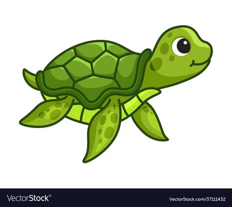 Turtle Swimming Drawing, Cute Sea Turtle Drawing, Sea Turtle Cartoon, Tortoise Cartoon, Cartoon Sea Turtle, Turtle Gif, Turtle Rocks, Tortoise Drawing, Turtle Cartoon