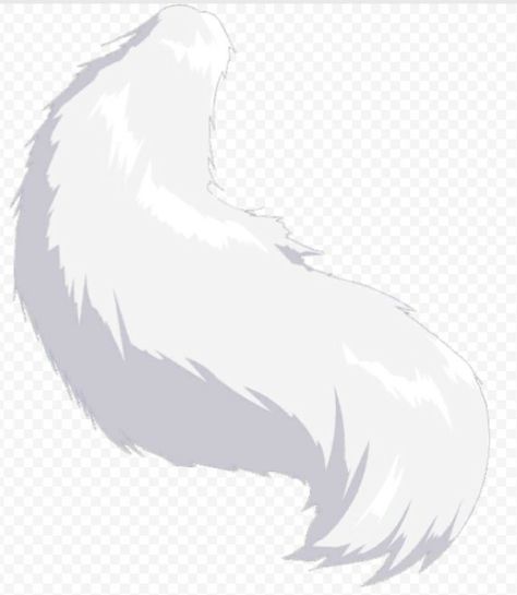 Fluffy Tail Drawing, Wolf Tail Drawing Reference, Wolf Tail Drawing, Werewolf Ears, Wolf Tail, Galaxy Wallpaper Iphone, Fake Animals, Digital Art Beginner, Cat Tail