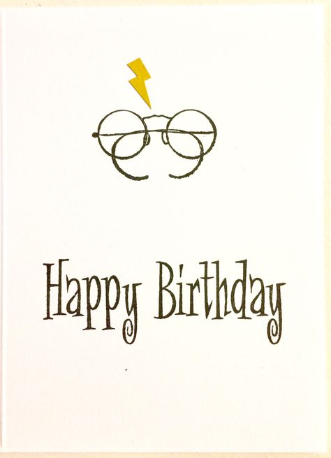 Harry Potter birthday card Coloring Birthday Cards, Harry Potter Birthday Cards, Happy Birthday Harry Potter, Dobby Harry Potter, Anniversaire Harry Potter, Harry Potter Illustration, Birthday Card Template, Harry Potter Birthday, Harry Potter Fan