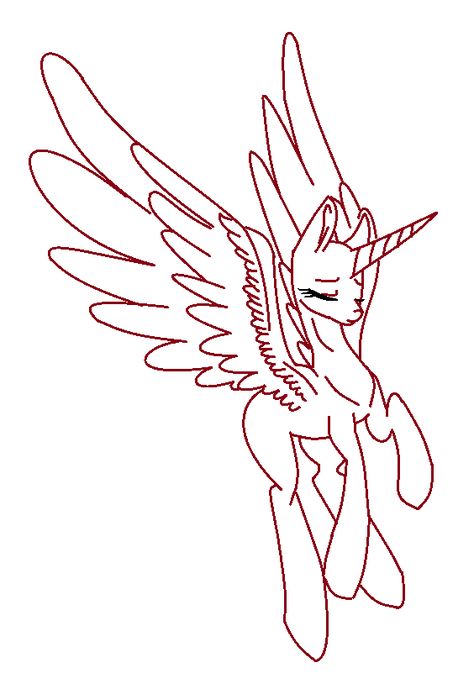 Mlp Alicorn Base by FluffyWifi Mlp Horn Base, Mlp Wings Base, Alicorn Drawing, Mlp Alicorn Base, Mlp Base Alicorn, Mlp Alicorn, Mlp Wings, Mlp Drawing, Drawing Body Proportions