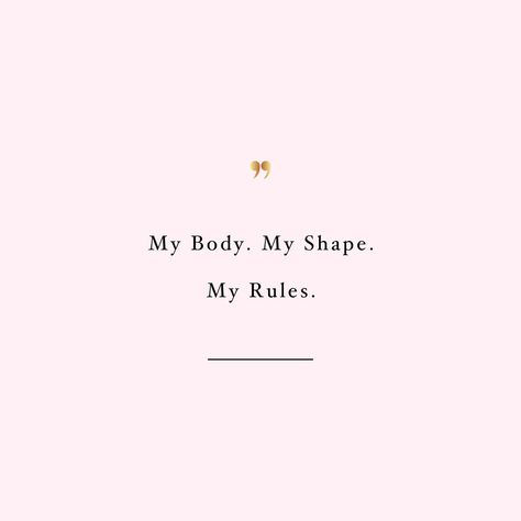 My body. My rules. Browse our collection of motivational fitness and self-care quotes and get instant health and wellness inspiration. Stay focused and get fit, healthy and happy! https://www.spotebi.com/workout-motivation/my-body-my-rules/ My Body My Rules, Healthy Lifestyle Motivation Quotes, Motivational Quotes For Love, Motivational Quotes For Men, Motivational Quotes For Athletes, Self Care Quotes, Motivation Psychology, Motivational Quotes For Women, Motivational Fitness